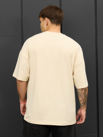 Tricou Staff milk oversize