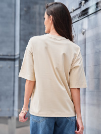 Tricou de damă Staff milk oversize