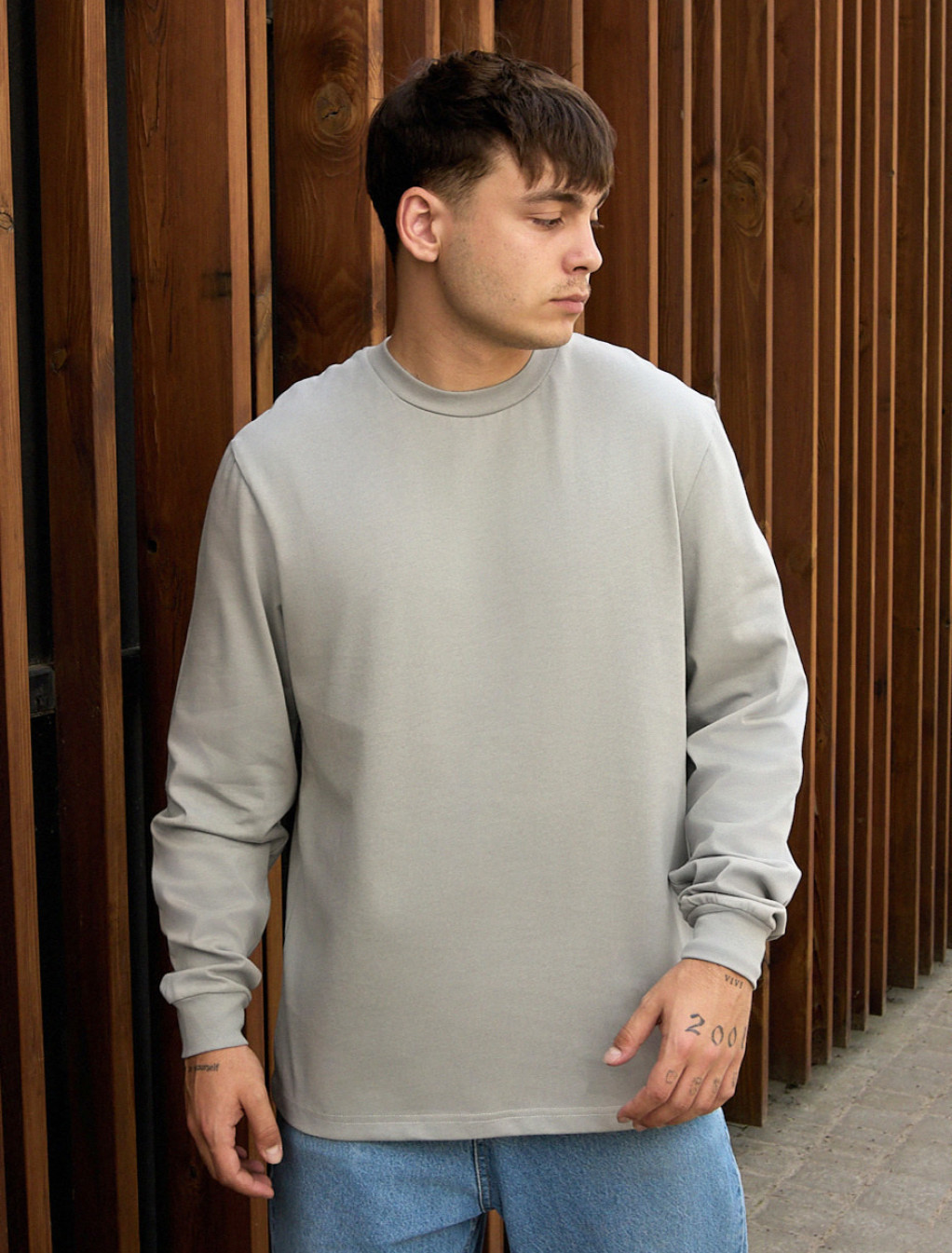 Bluză Staff gray oversize