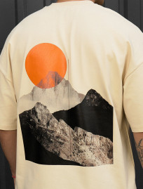 Tricou Staff logo & sun oversize