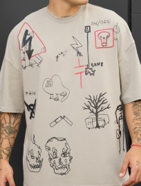 Tricou Staff on-off oversize