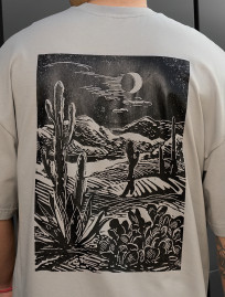 Tricou Staff night & logo oversize