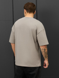 Tricou Staff gray oversize