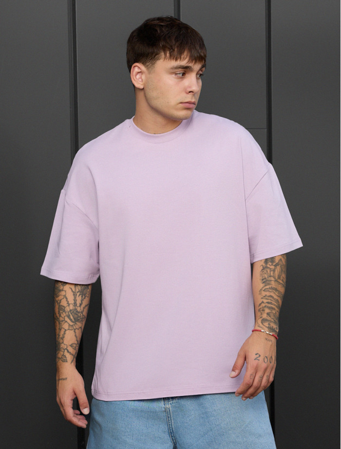 Tricou Staff lilac oversize