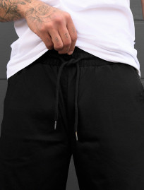Pantaloni scurți tricotați Staff cu black
