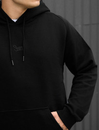 Hanorac Staff re black logo oversize