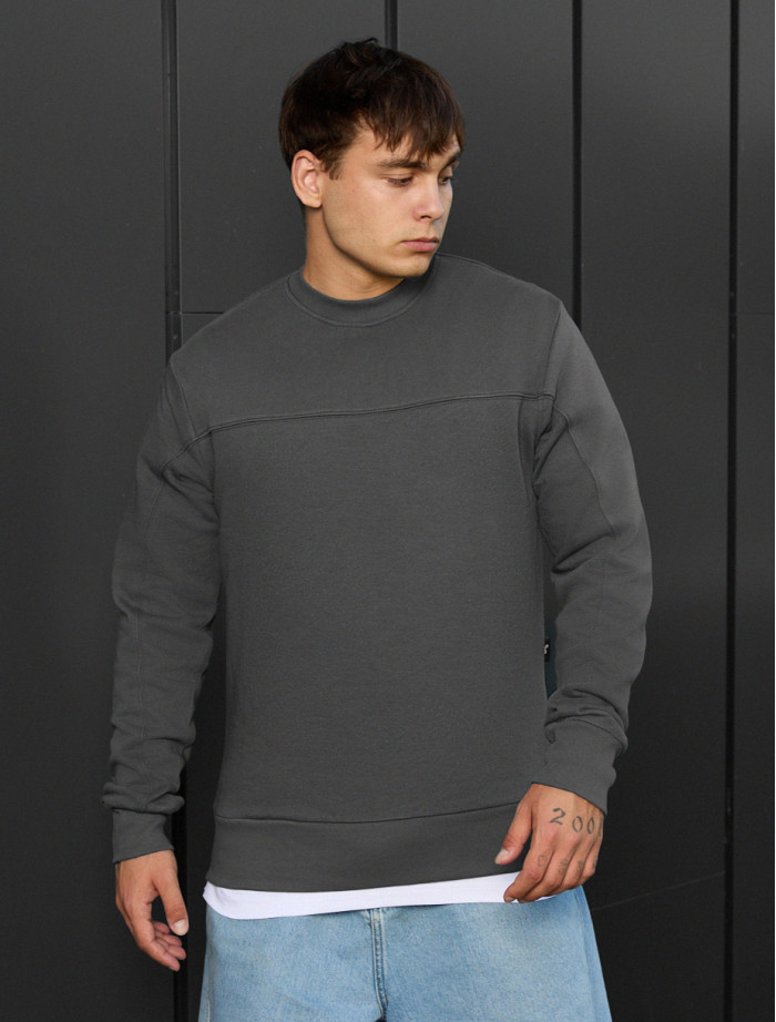 Bluză de trening Staff dark gray basic