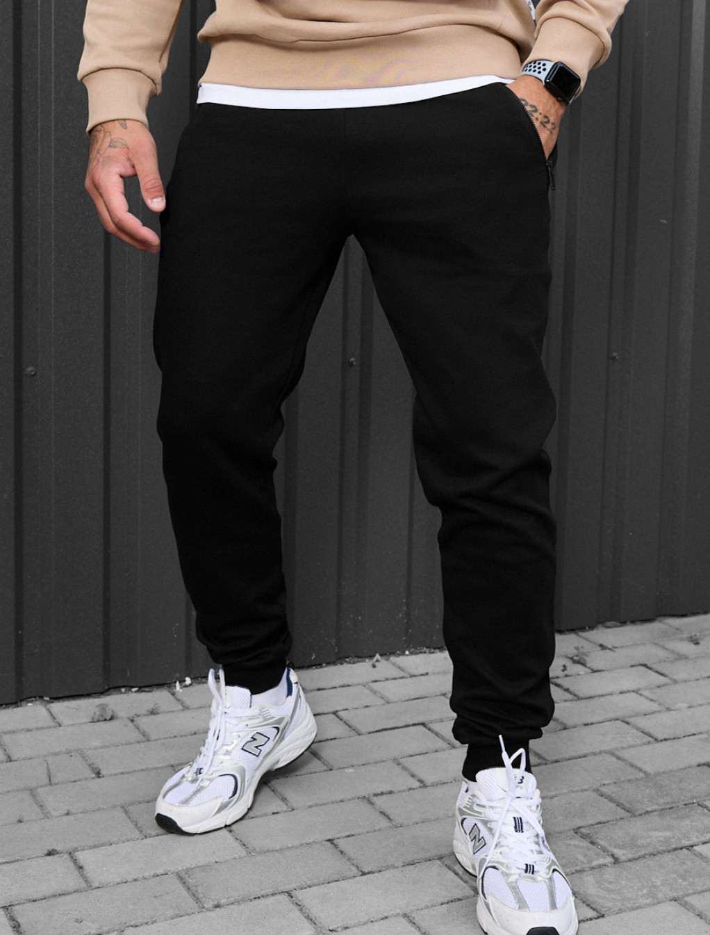 Pantaloni de trening Staff zem black