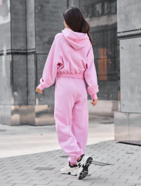 Costum de trening de damă Staff so pink oversize