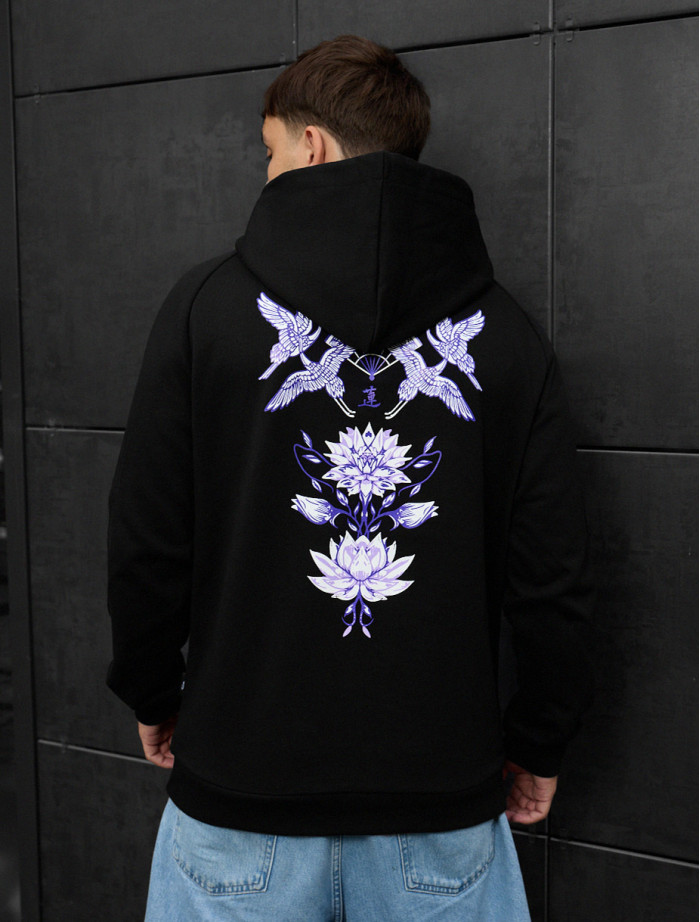 Hanorac Staff birds & flowers oversize