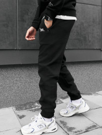 Pantaloni de trening Staff nib black logo fleece