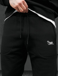 Pantaloni de trening Staff nib black logo fleece