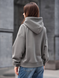 Hanorac de damă Staff ti gray oversize fleece
