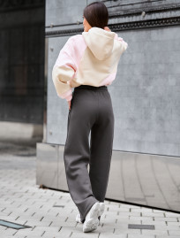 Pantaloni de damă Staff ril dark gray fleece