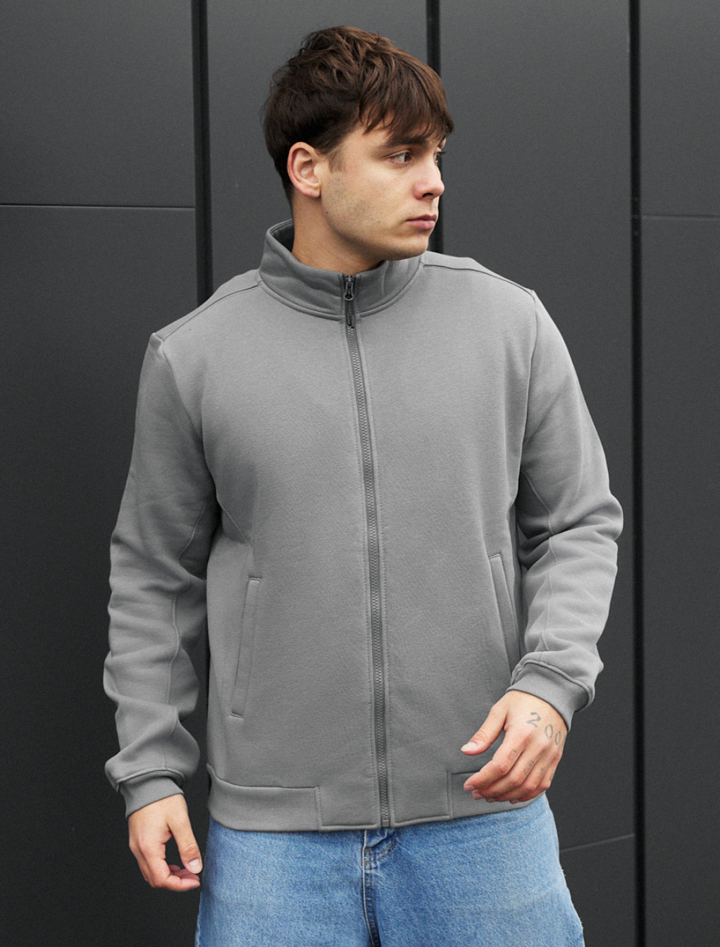 Bluză Staff ra gray fleece