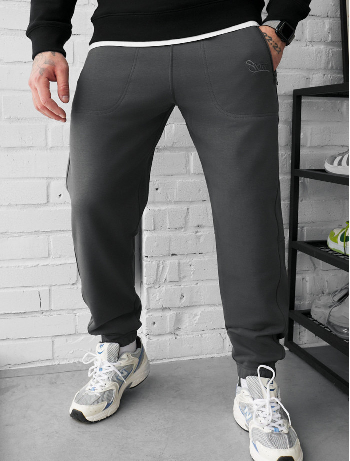 Pantaloni de trening Staff che dark gray