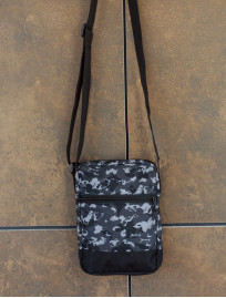 Geantă de umăr Staff black & gray camo