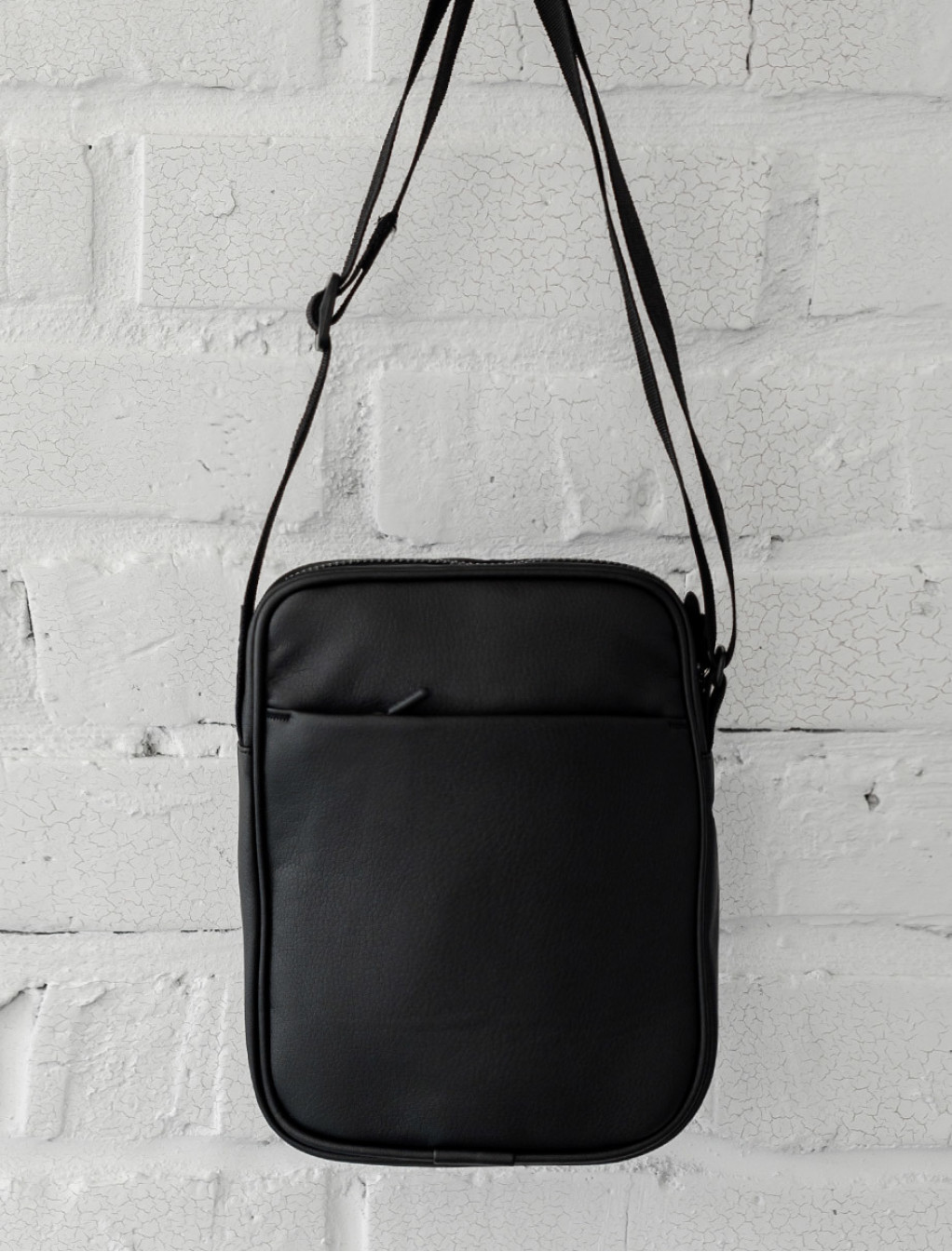 Geantă de umăr Staff leather black