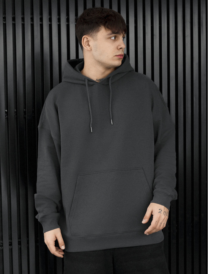 Hanorac Staff dark gray oversize