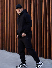 Costum de trening  Staff jax black oversize fleece