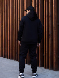 Costum de trening  Staff jax black oversize fleece
