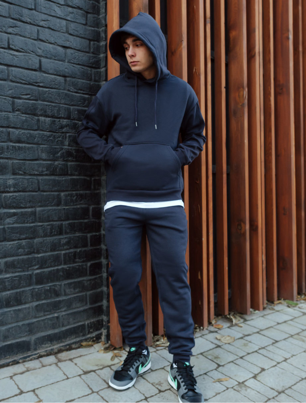 Costum de trening Staff cr navy oversize fleece
