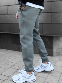 Pantaloni de trening Staff dax light olive fleece