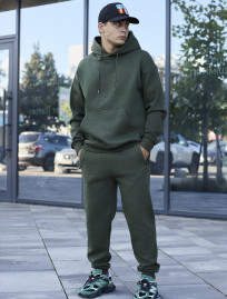 Costum de trening Staff jax khaki oversize fleece