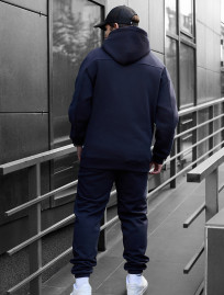 Costum de trening Staff sa navy logo fleece