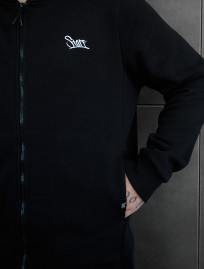 Hanorac cu fermoar Staff zip black logo fleece