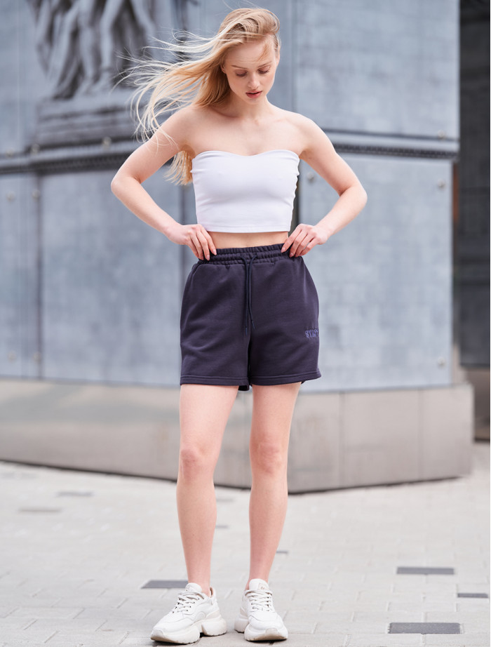 Pantaloni scurți de damă Staff vi navy