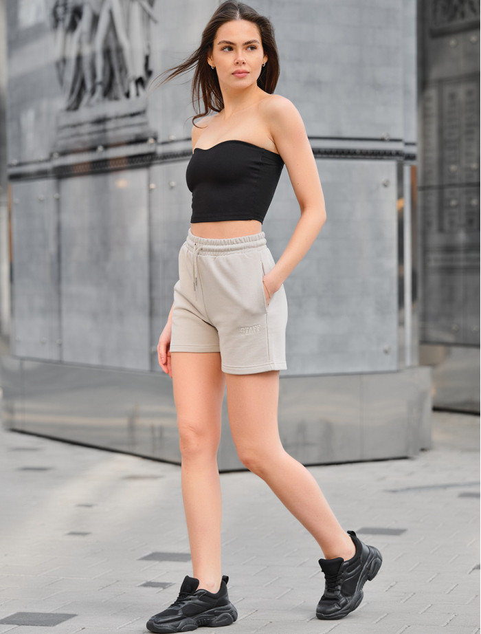 Pantaloni scurți Staff vi light gray