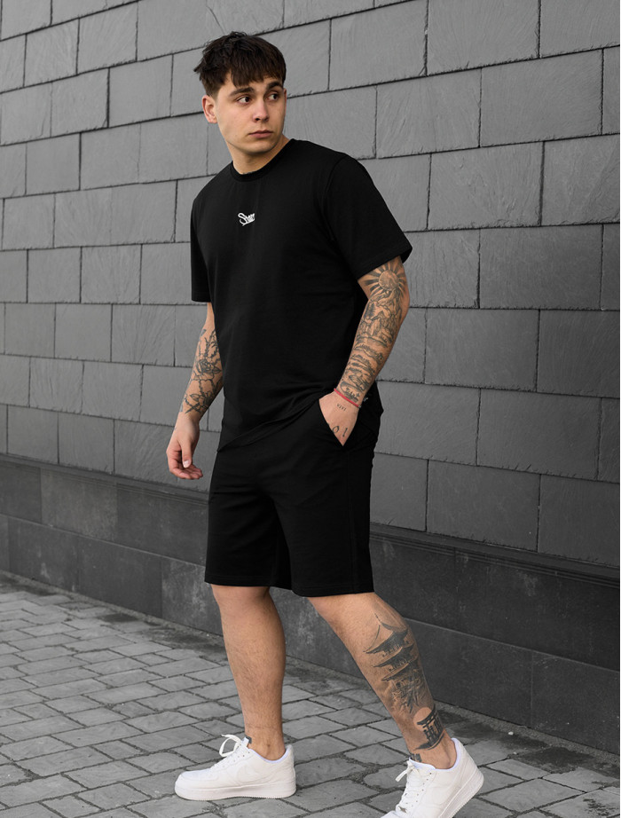 Set de vară tricou + pantaloni scurți Staff logo