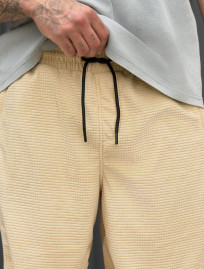 Pantaloni scurți tricotați Staff at beige
