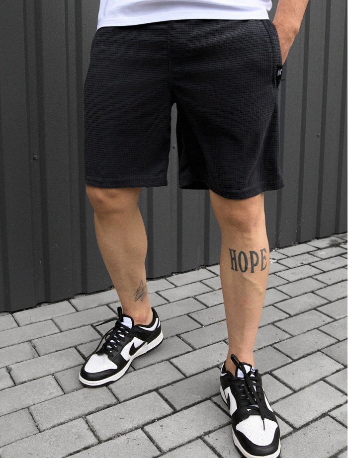 Pantaloni scurți tricotați Staff at dark gray