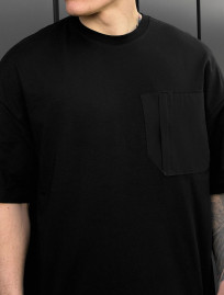 Set de vară tricou + pantaloni scurți Staff kas black oversize
