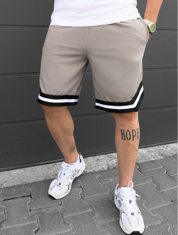 Pantaloni scurți tricotați Staff tw gray