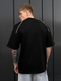 Tricou Staff black & gray