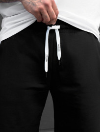 Pantaloni scurți tricotați Staff wh black