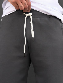 Pantaloni scurți tricotați Staff wh dark gray
