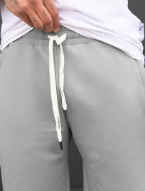 Pantaloni scurți tricotați Staff wh light gray