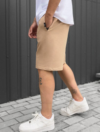 Pantaloni scurți tricotați Staff wh beige