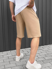Pantaloni scurți tricotați Staff wh beige