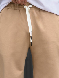 Pantaloni scurți tricotați Staff wh beige