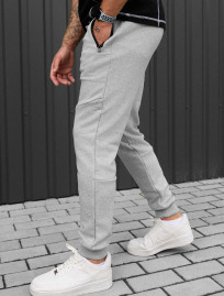 Pantaloni de trtening Staff wol gray melange