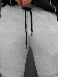 Pantaloni de trtening Staff wol gray melange