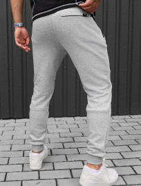 Pantaloni de trtening Staff wol gray melange