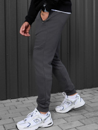 Pantaloni de trening Staff wol dark gray