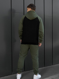Costum de trening Staff ro khaki & black