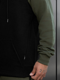 Costum de trening Staff ro khaki & black